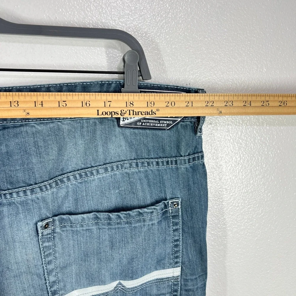 Buffalo David‎ Bitton Original Jeans Relaxed Fit Soft Distressed Blue Mens 40x31